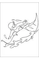 Curious George kleurplaat 25